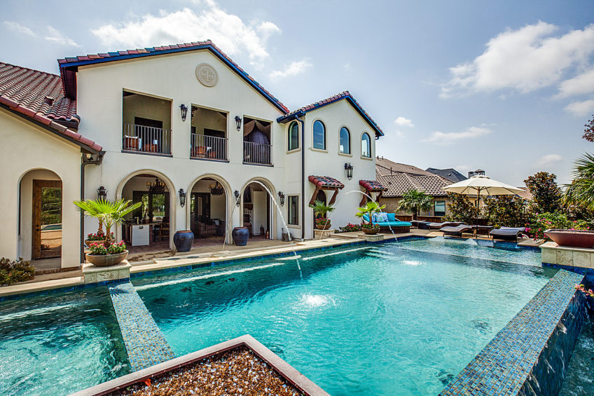 pool-maintainence Large house with pool and spa.